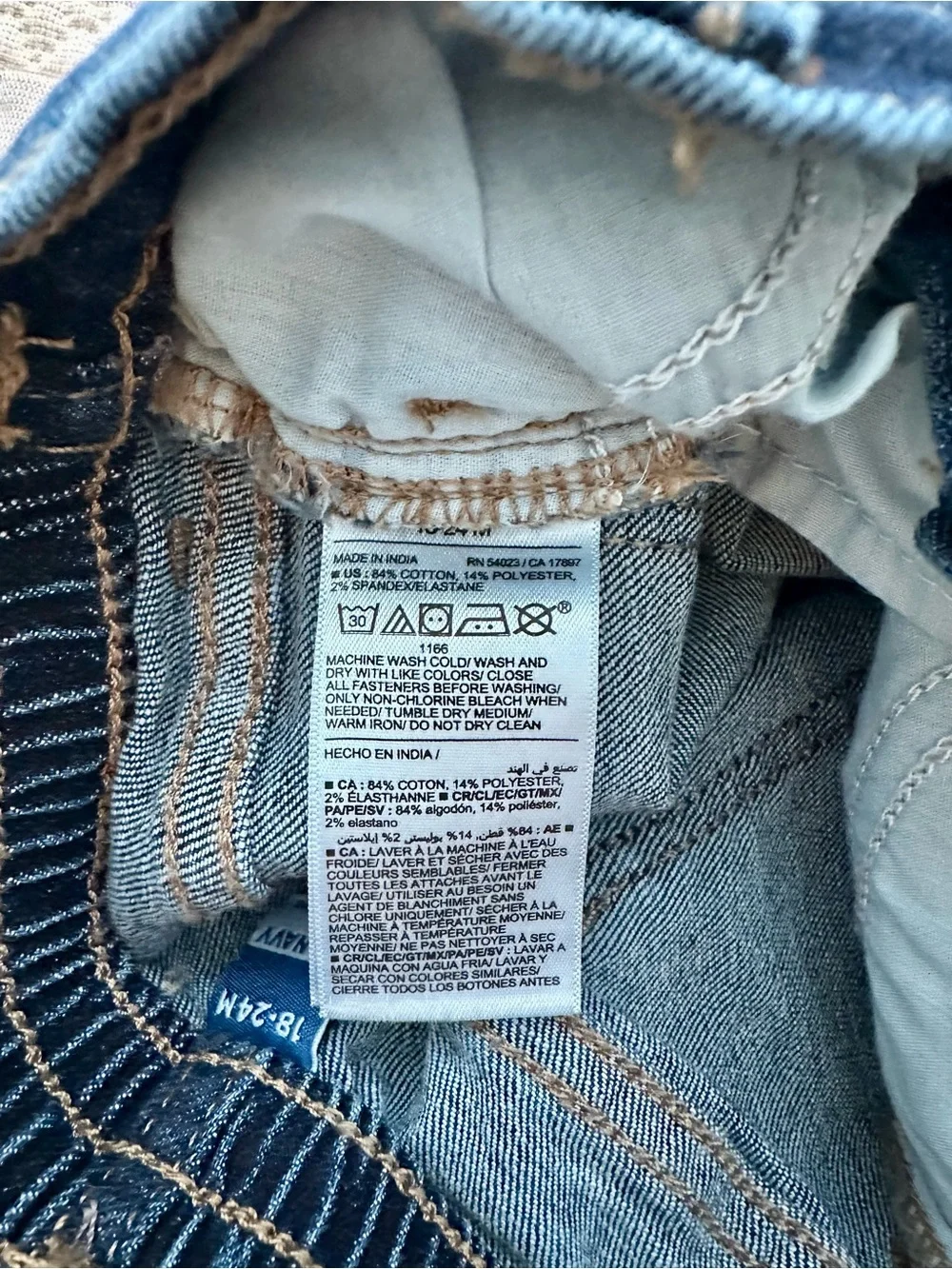 Old Navy Girls Dark Blue Denim Jeans